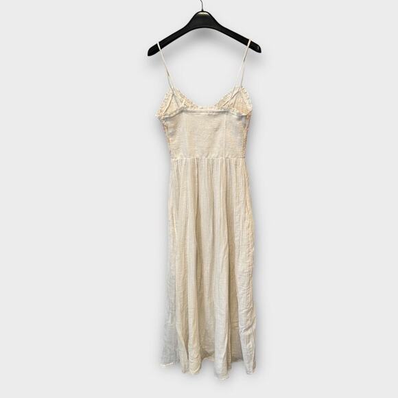 Free People Sweet Nothings Cotton Gauze Midi Sundress Size Small - Picture 6 of 12
